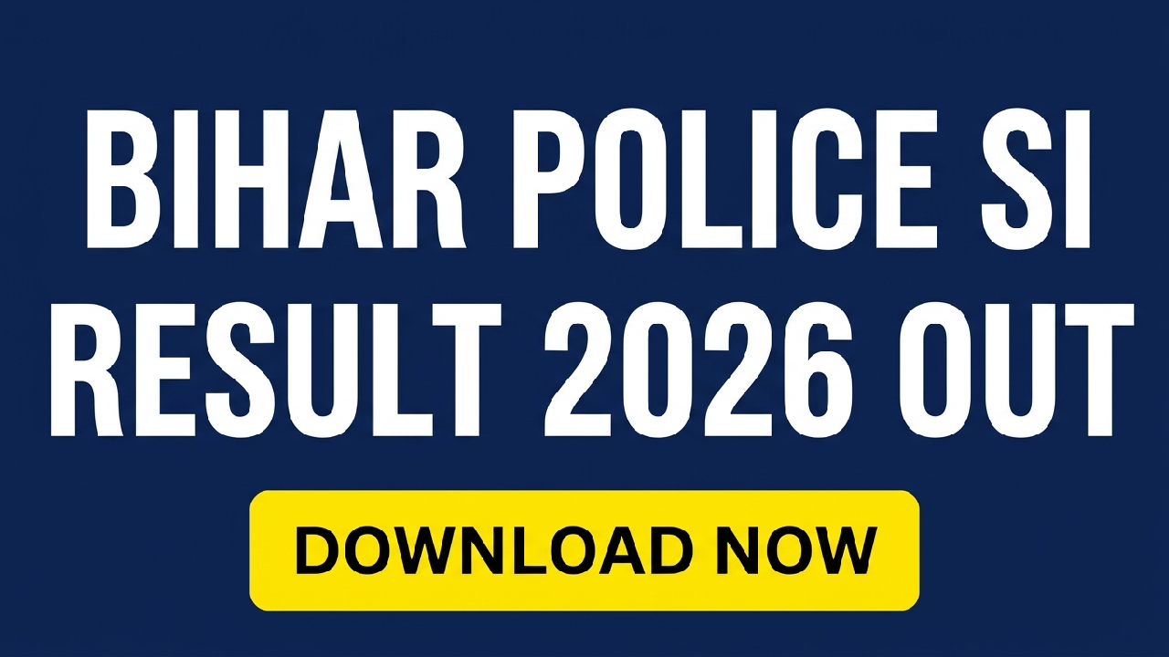 Bihar Police SI Result 2026