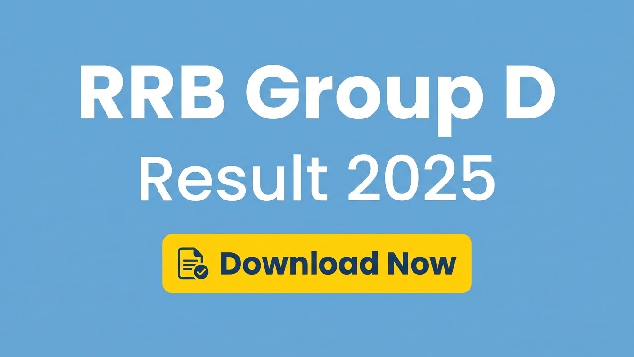 RRB Group D result 2025
